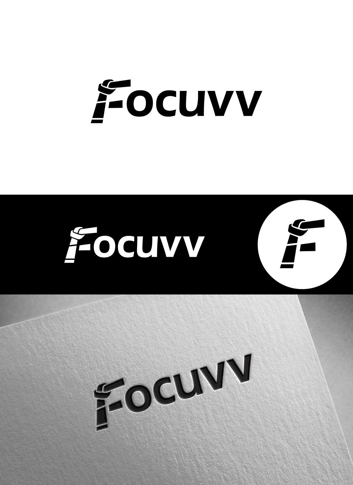 Logo Design by creativepix for Focuvv Fightwear | Design #34188611