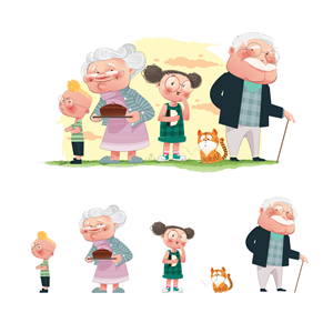 Character Design by ally designs