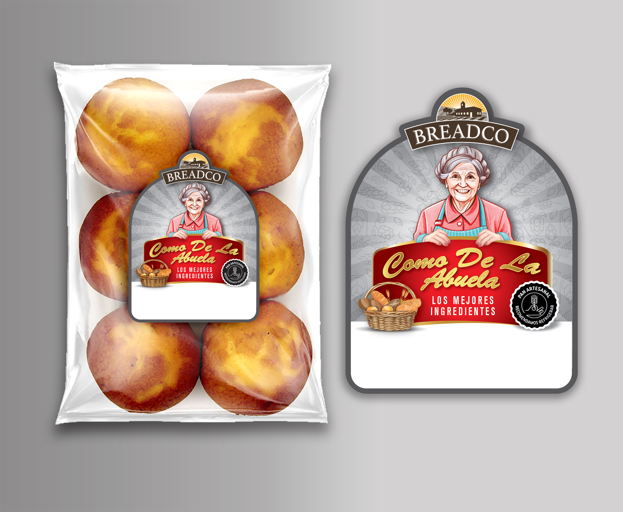 Label Design by HT Graphic for Comercial Bread SA de CV | Design #34255102