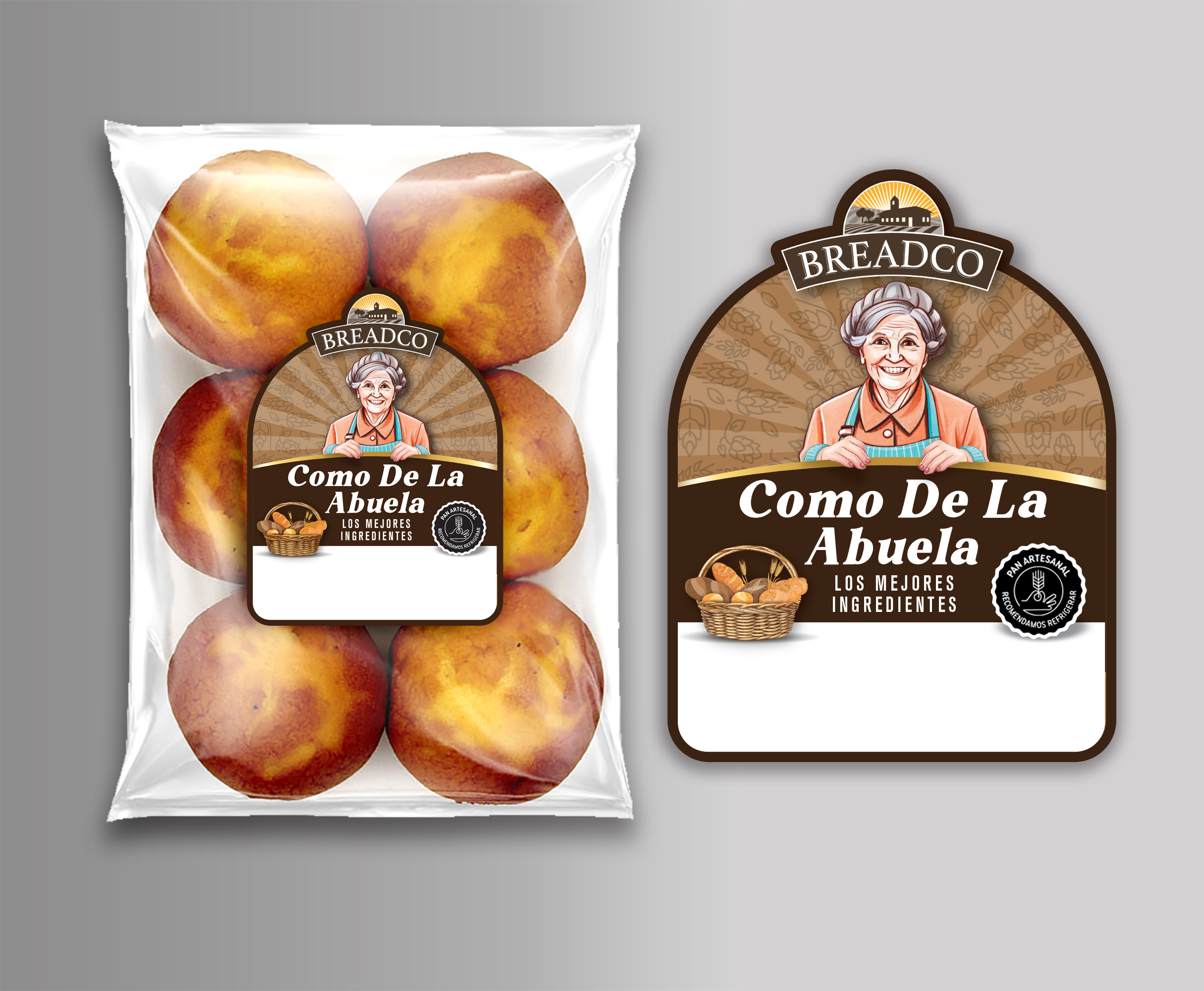 Label Design by HT Graphic for Comercial Bread SA de CV | Design #34255288