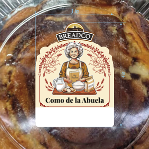 Etiqueta para productos de Panaderia Nostalgica