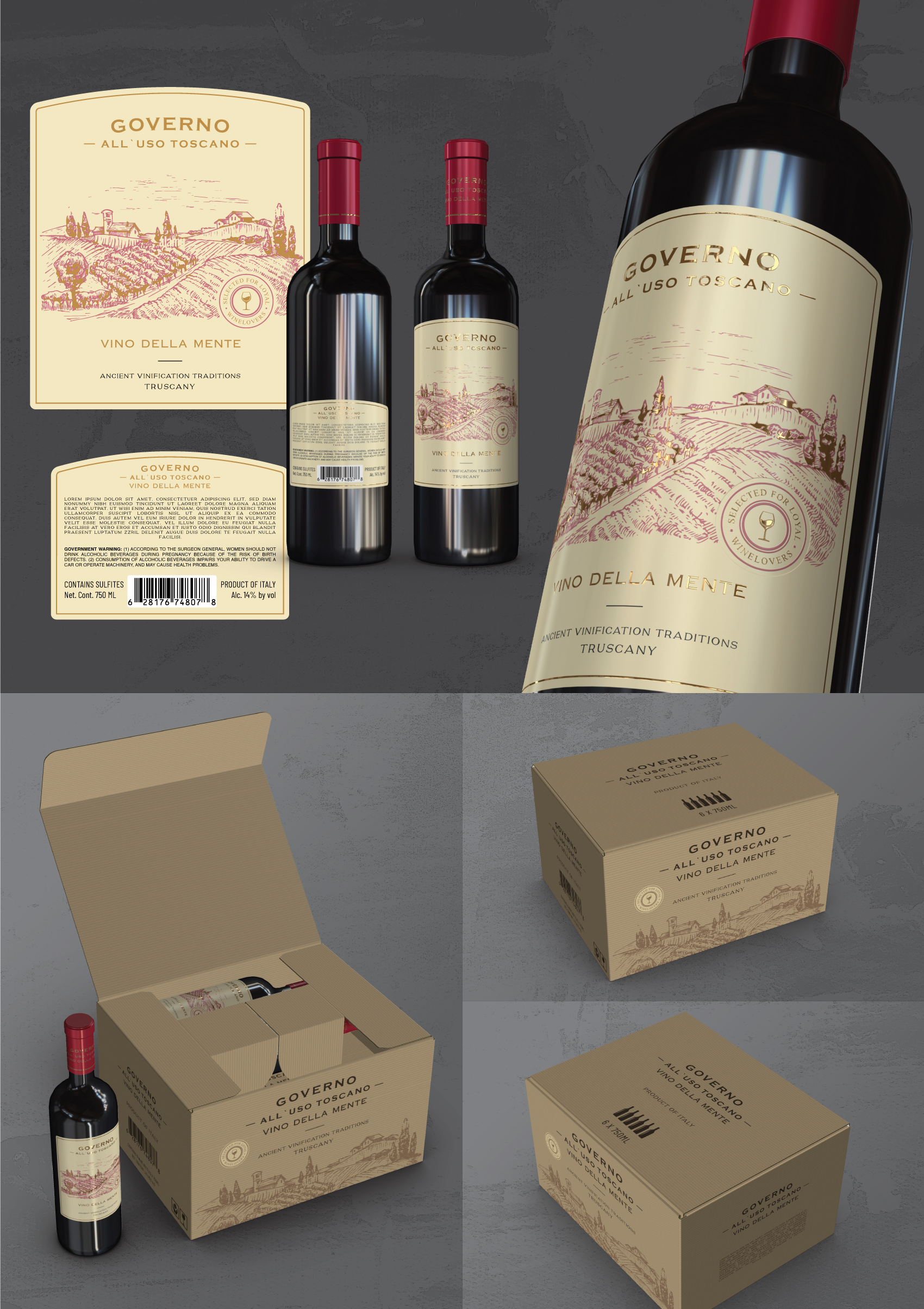 Label Design by raphis for Skovgaard Vine | Design #34223718
