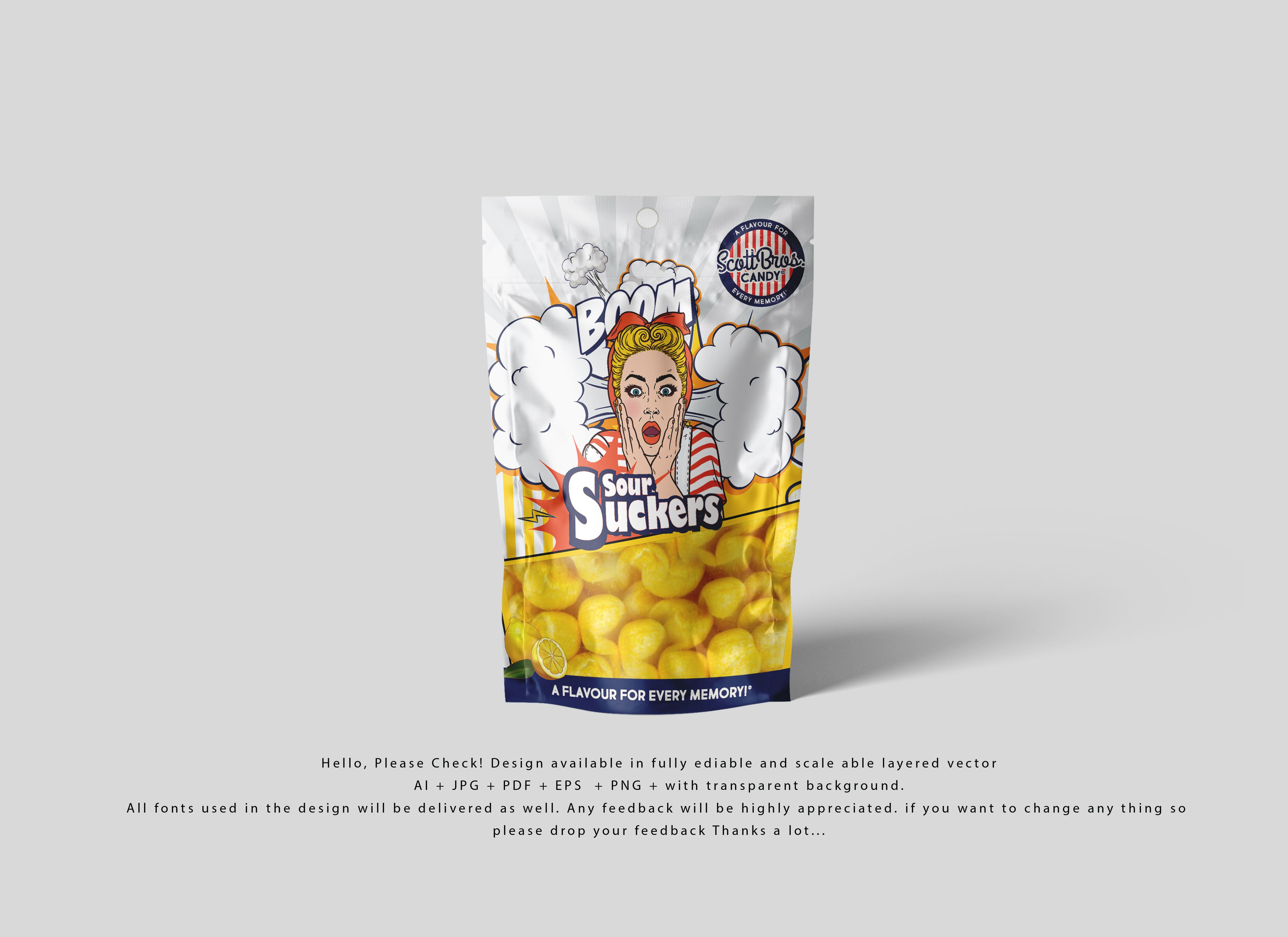 Verpackungs-Design von martinsmith für Scott Bros. CANDY | Design #34242030