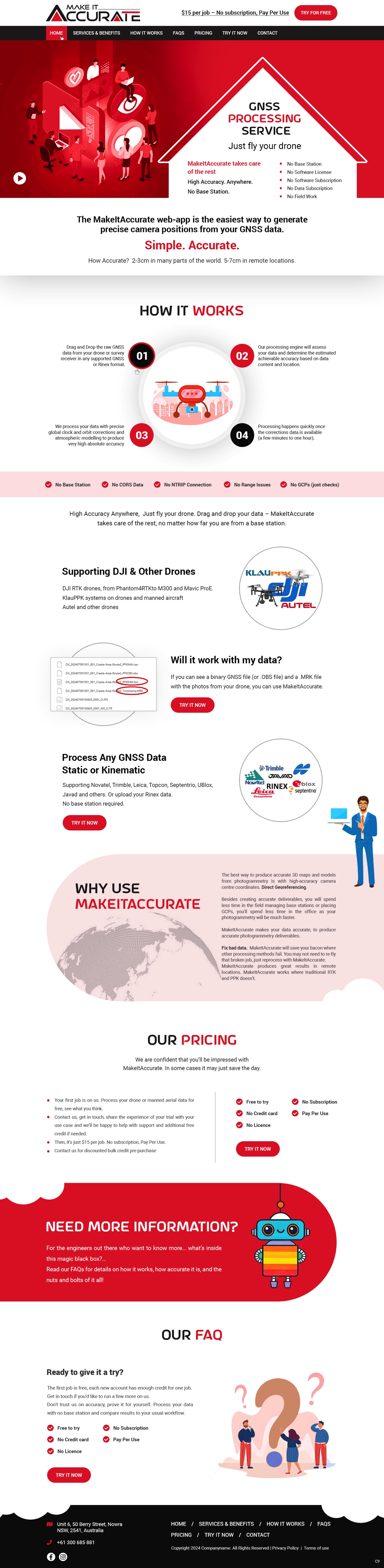 Web-Design von pb für 4D Mapper Pty Ltd | Design #34213277