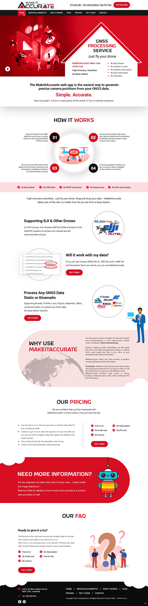 Web Design by pb for 4D Mapper Pty Ltd | Design: #34213277