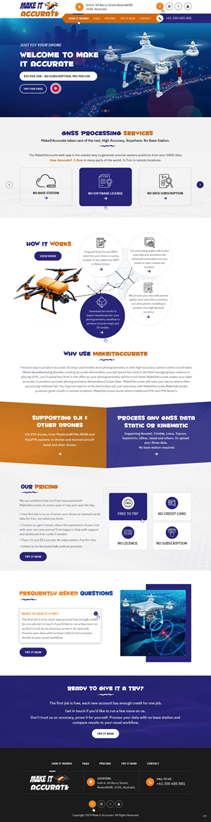 Web Design by pb for 4D Mapper Pty Ltd | Design: #34213281