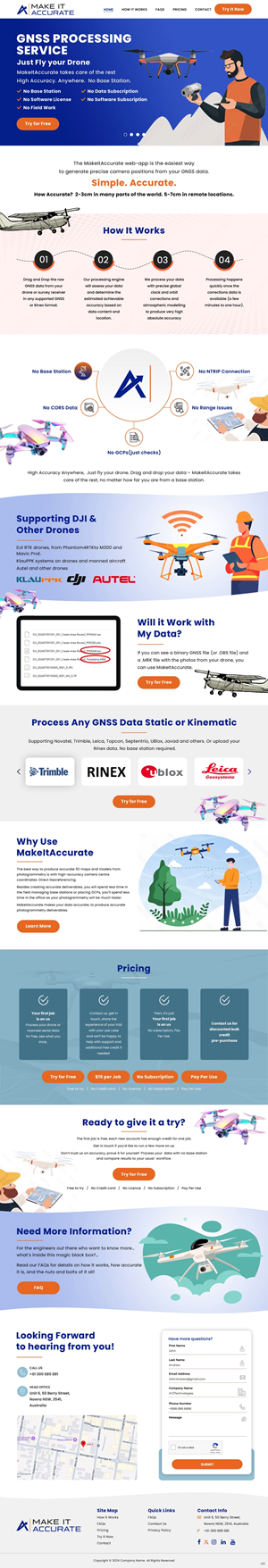 Web Design by pb for 4D Mapper Pty Ltd | Design: #34242308