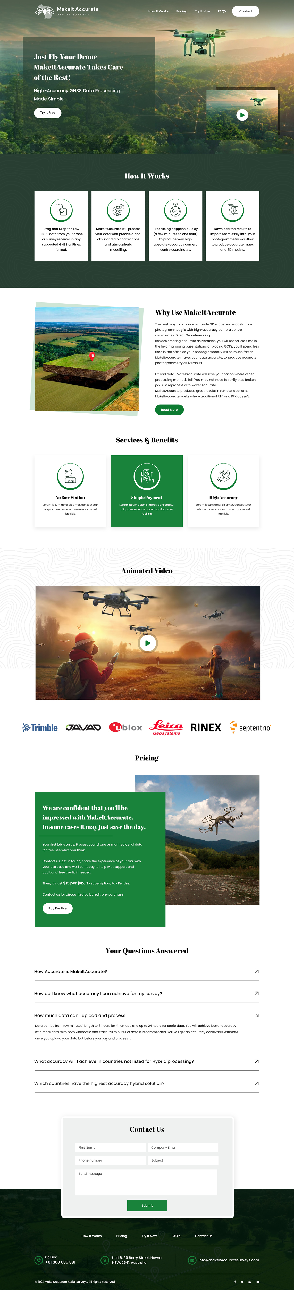 Web-Design von Sbss für 4D Mapper Pty Ltd | Design #34210920