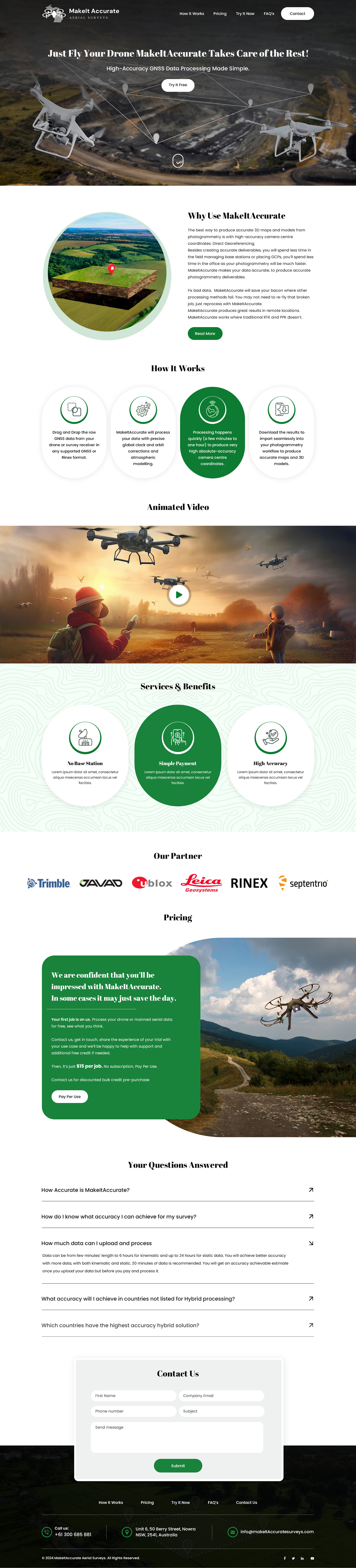 Web Design by Sbss for 4D Mapper Pty Ltd | Design #34210921