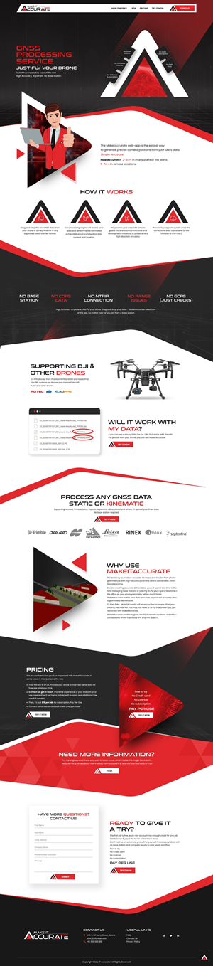 Web Design by nzdesigners for 4D Mapper Pty Ltd | Design #34210646