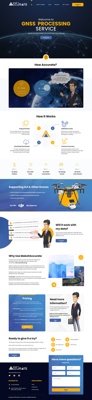Web Design by nzdesigners for 4D Mapper Pty Ltd | Design: #34211411