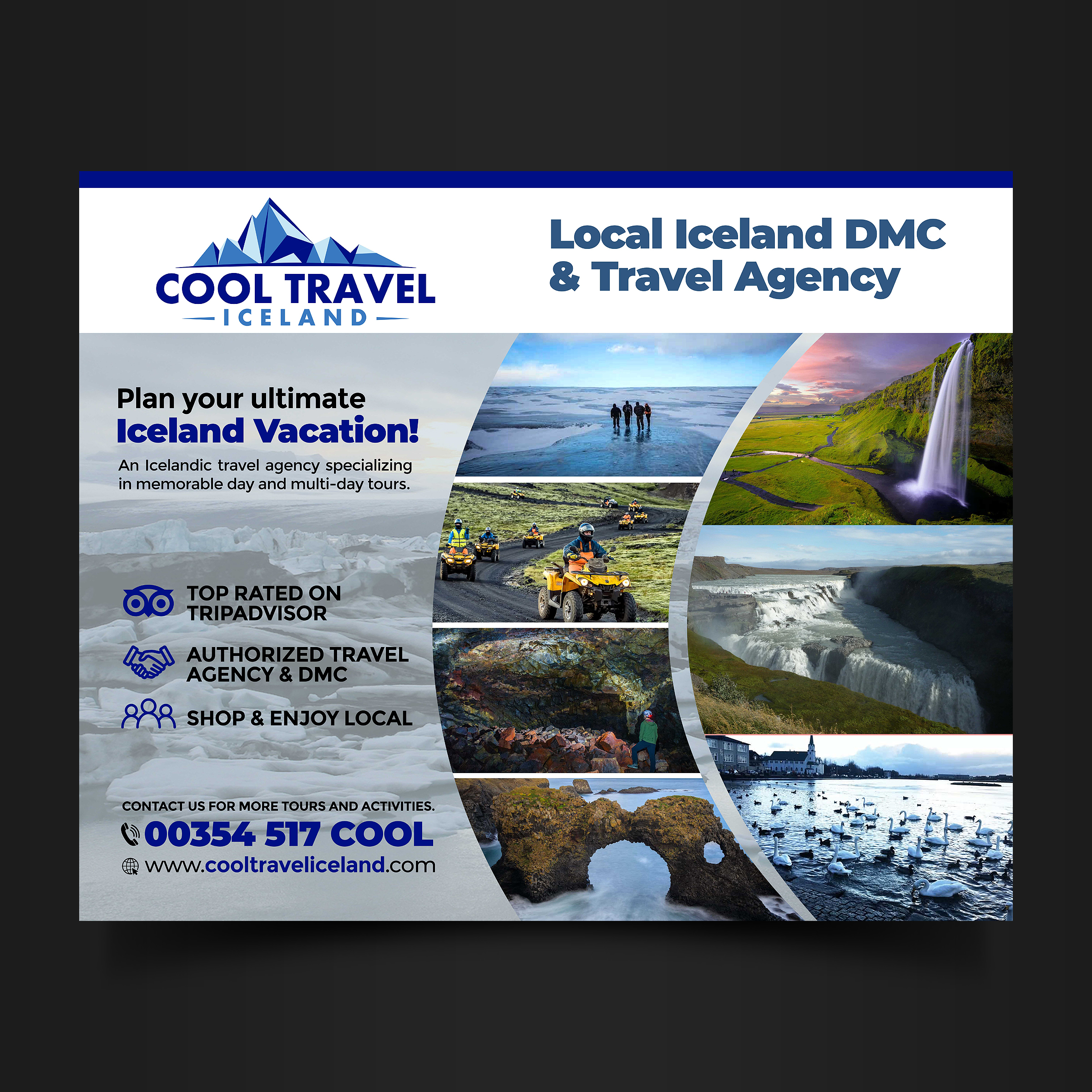 Messestand-Design von Designers Hub für Cool Travel Iceland | Design #34198038