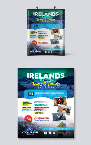 Messestand-Design von debdesign für Cool Travel Iceland | Design: #34202162