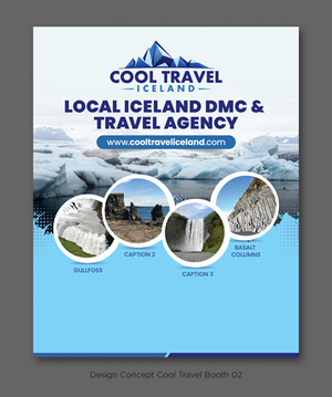 Messestand-Design von D Creative für Cool Travel Iceland | Design: #34277910