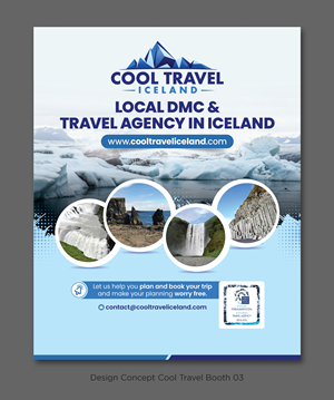 Messestand-Design von D Creative für Cool Travel Iceland | Design: #34305464
