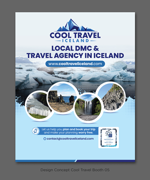 Messestand-Design von D Creative für Cool Travel Iceland | Design: #34309772