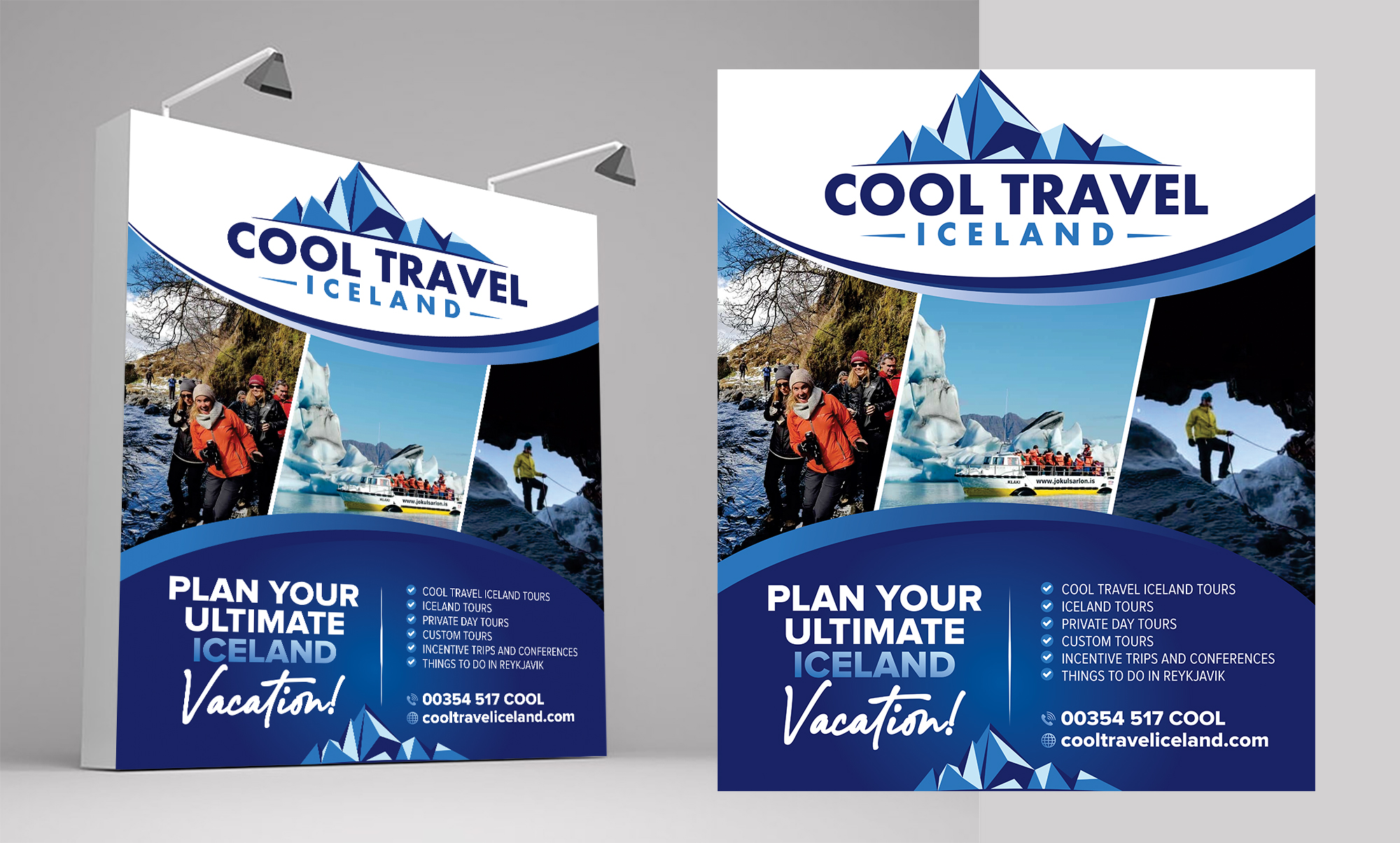 Trade Show Booth Design by Aurora:) for Cool Travel Iceland | Design #34202221