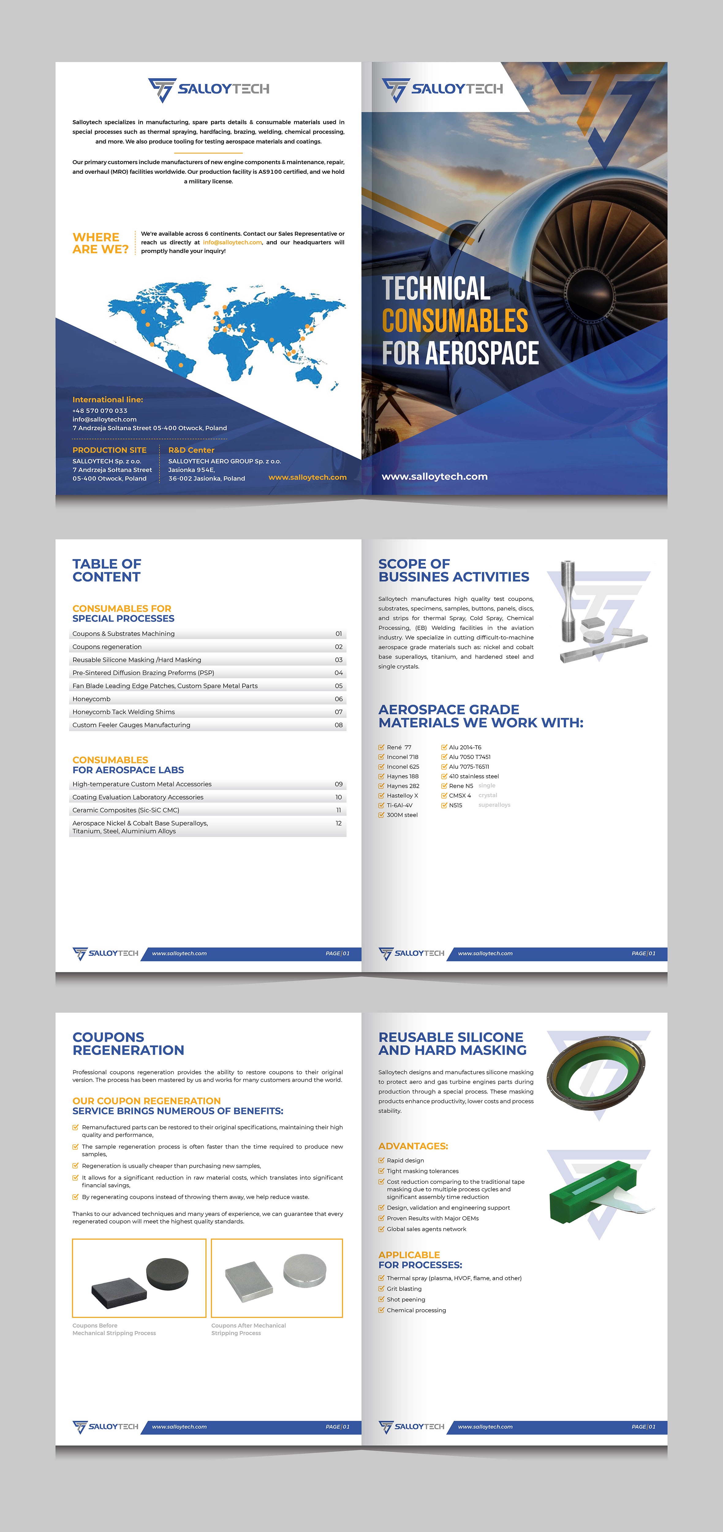 Catalogue Design by 3Guys for Salloytech Sp. z o.o. | Design #34206839