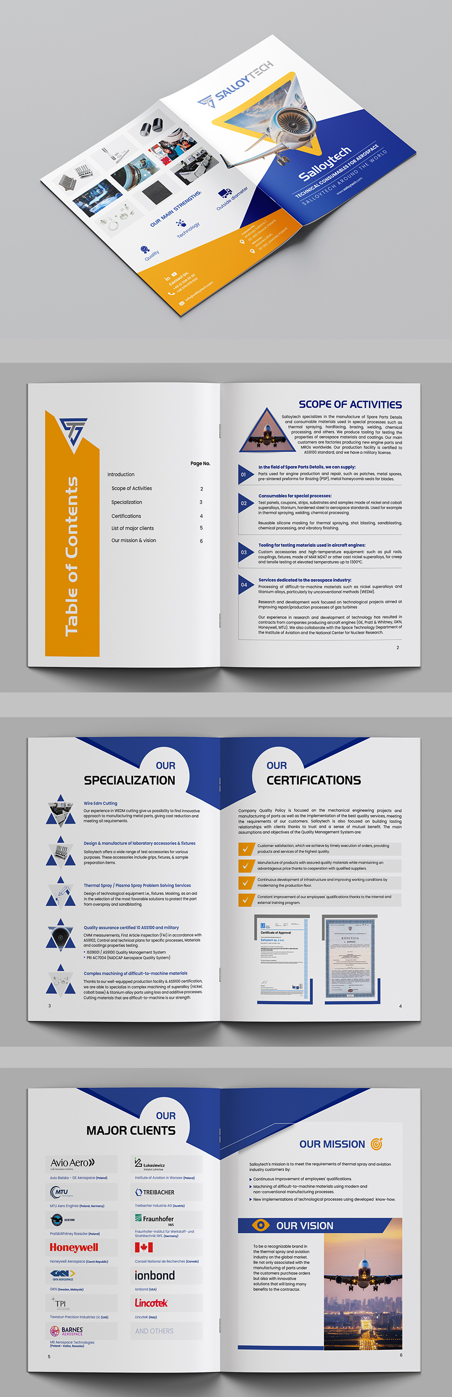 Catalogue Design by SAI DESIGNS for Salloytech Sp. z o.o. | Design #34318996