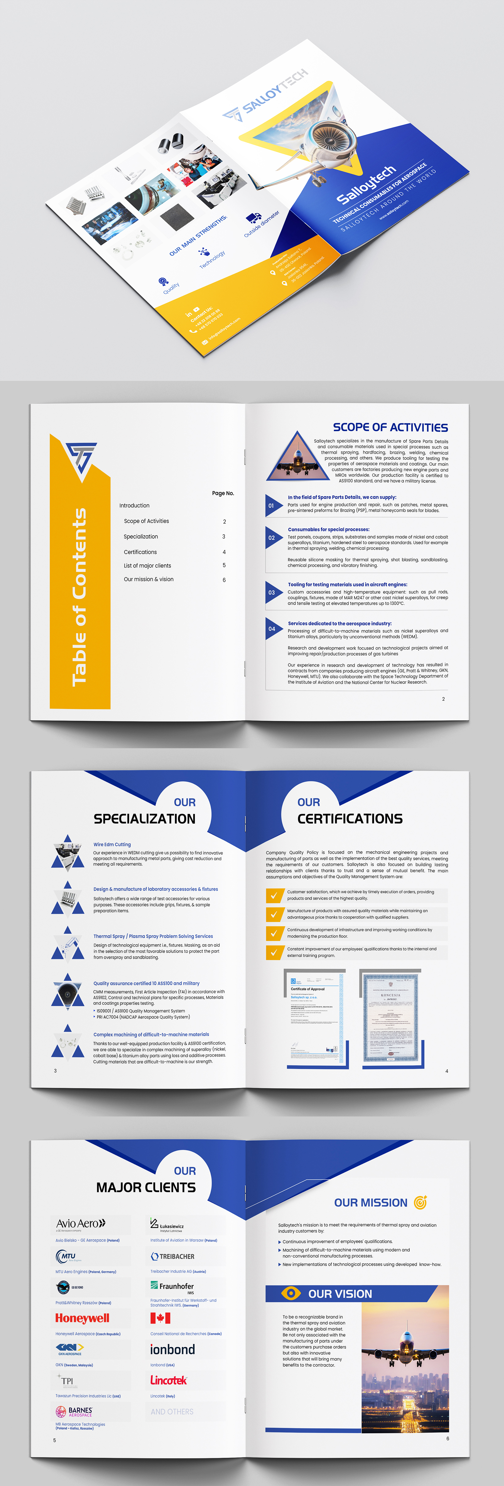 Catalogue Design by SAI DESIGNS for Salloytech Sp. z o.o. | Design #34319142