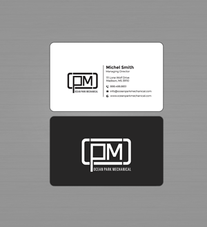 Business Card Design by Graphixpointt for Ocean Park Mechanical | Design: #34200530