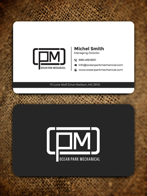 Business Card Design by Graphixpointt for Ocean Park Mechanical | Design: #34200600