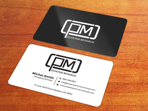 Business Card Design by Graphixpointt for Ocean Park Mechanical | Design: #34200669
