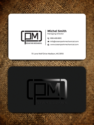 Business Card Design by Graphixpointt for Ocean Park Mechanical | Design: #34201102