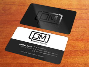 Business Card Design by Graphixpointt for Ocean Park Mechanical | Design: #34201129