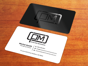 Business Card Design by Graphixpointt for Ocean Park Mechanical | Design: #34201133