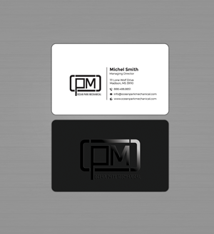 Business Card Design by Graphixpointt for Ocean Park Mechanical | Design: #34201134
