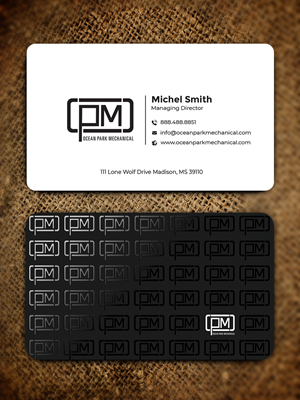 Business Card Design by Graphixpointt for Ocean Park Mechanical | Design: #34201280
