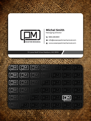 Business Card Design by Graphixpointt for Ocean Park Mechanical | Design: #34201283