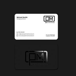 Business Card Design by Graphixpointt for Ocean Park Mechanical | Design: #34201411