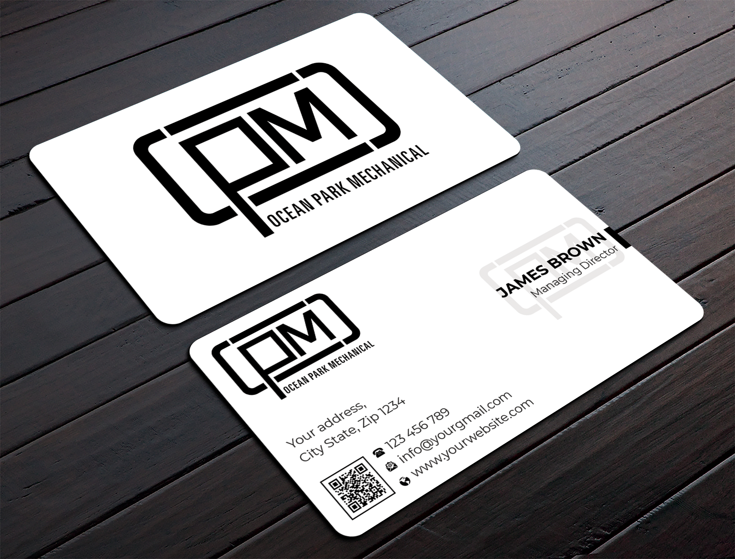 Design de Carte de Visite par Expert Bappy pour Ocean Park Mechanical | Design #34198734