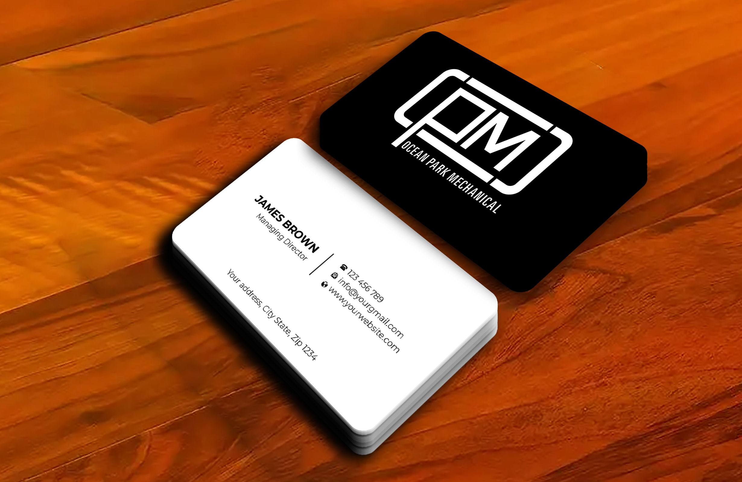 Design de Carte de Visite par Expert Bappy pour Ocean Park Mechanical | Design #34198752