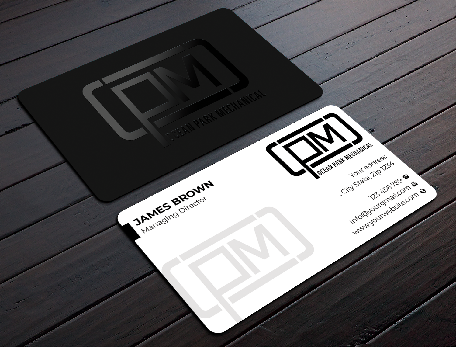 Design de Carte de Visite par Expert Bappy pour Ocean Park Mechanical | Design #34200987