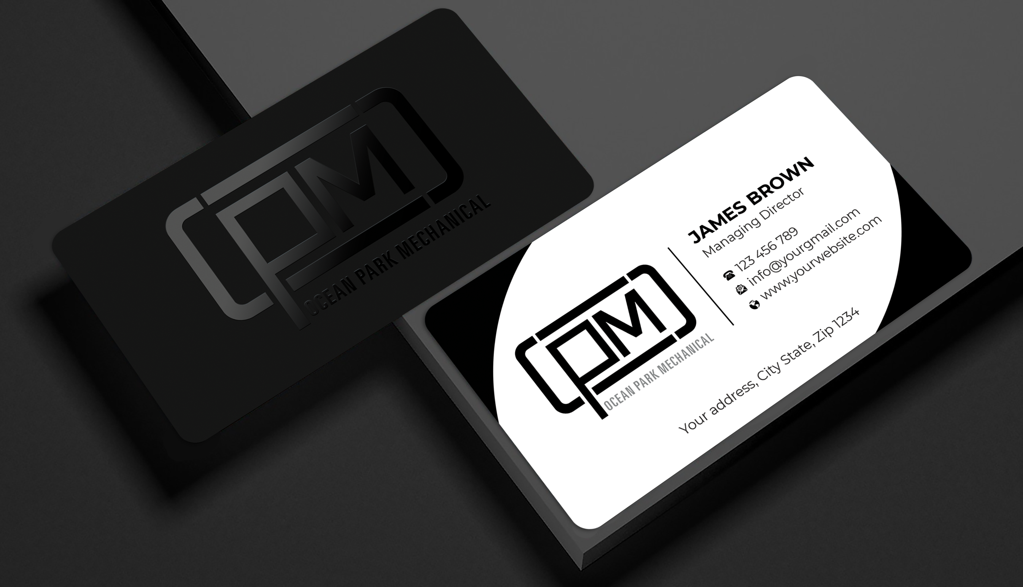 Design de Carte de Visite par Expert Bappy pour Ocean Park Mechanical | Design #34201085