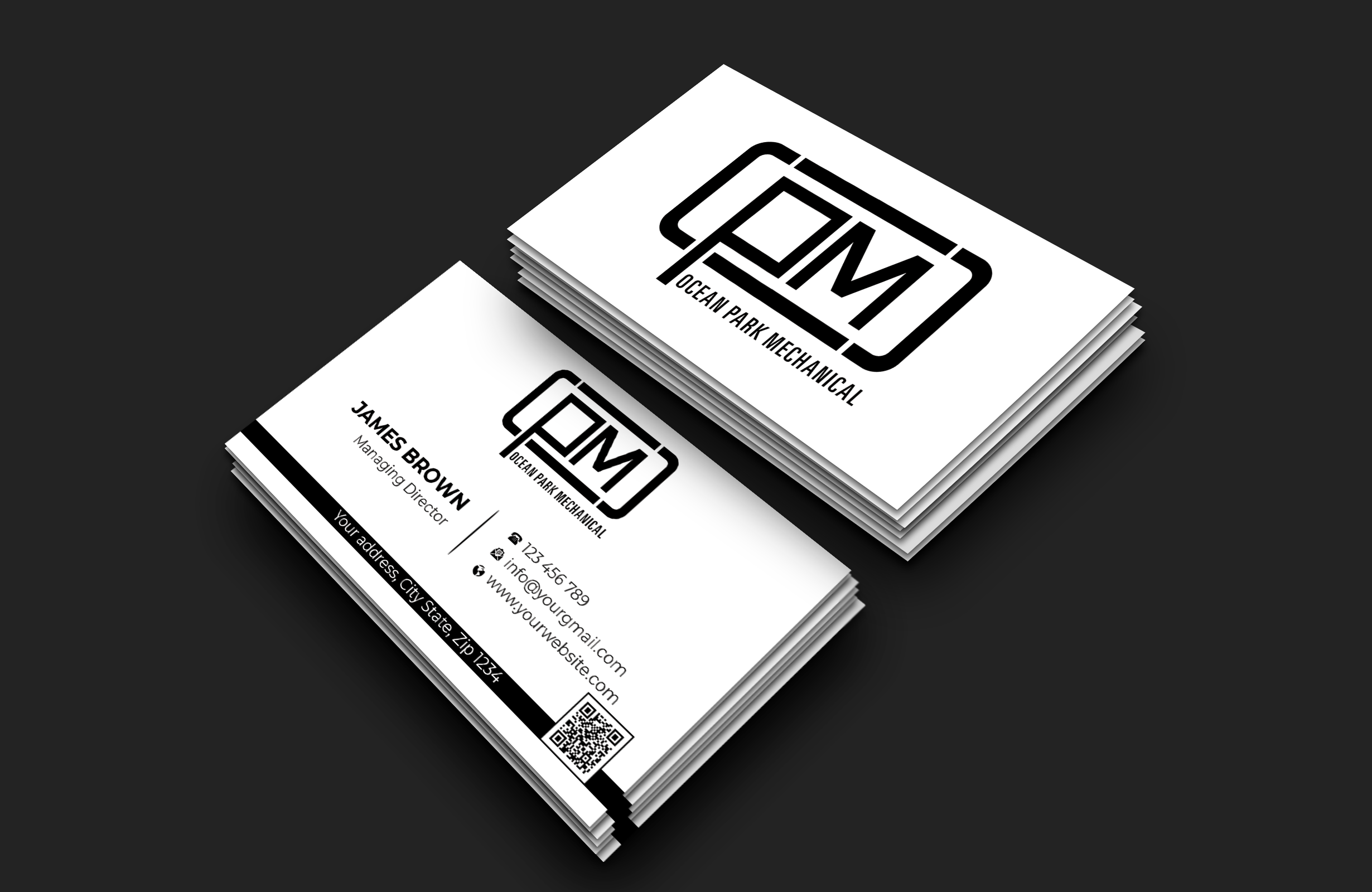 Design de Carte de Visite par Expert Bappy pour Ocean Park Mechanical | Design #34201315