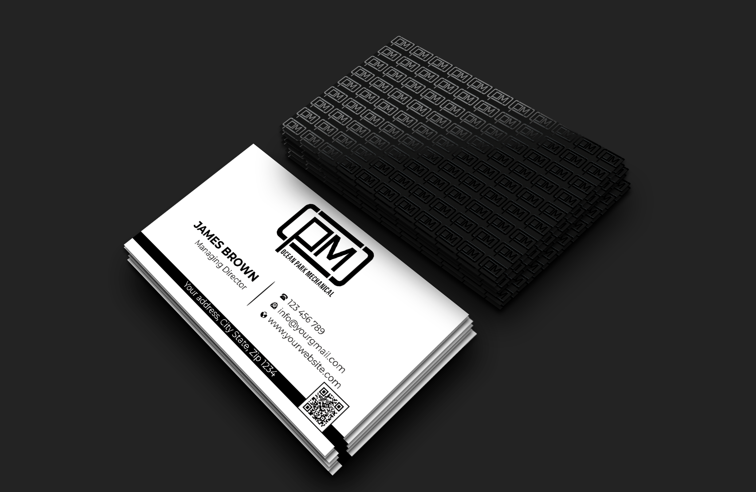 Diseño de Tarjeta de Presentación por Expert Bappy para Ocean Park Mechanical | Diseño #34201341