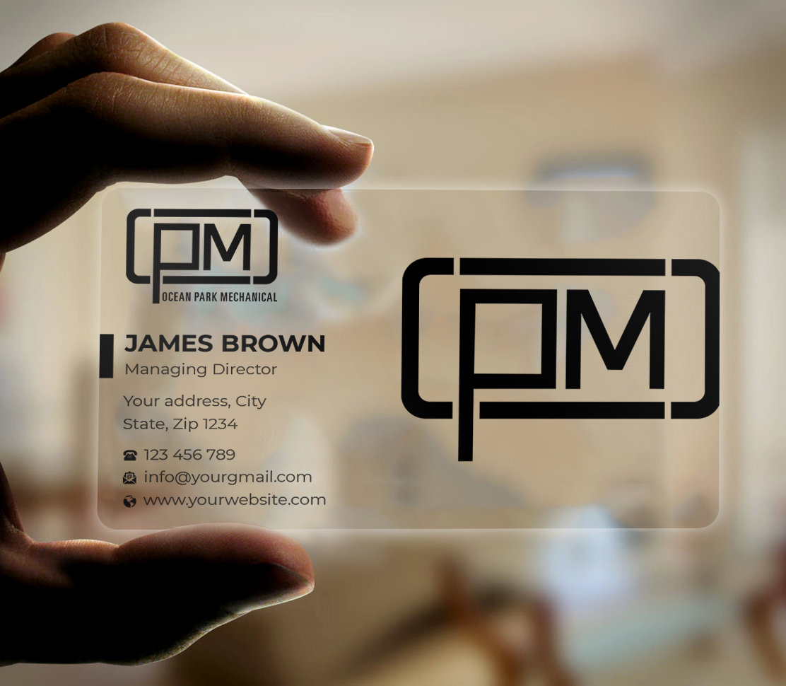 Business Card Design by Expert Bappy for Ocean Park Mechanical | Design #34202236