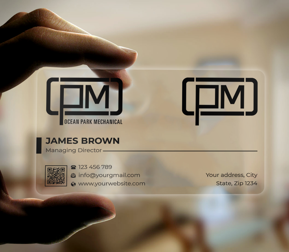 Business Card Design by Expert Bappy for Ocean Park Mechanical | Design #34202388