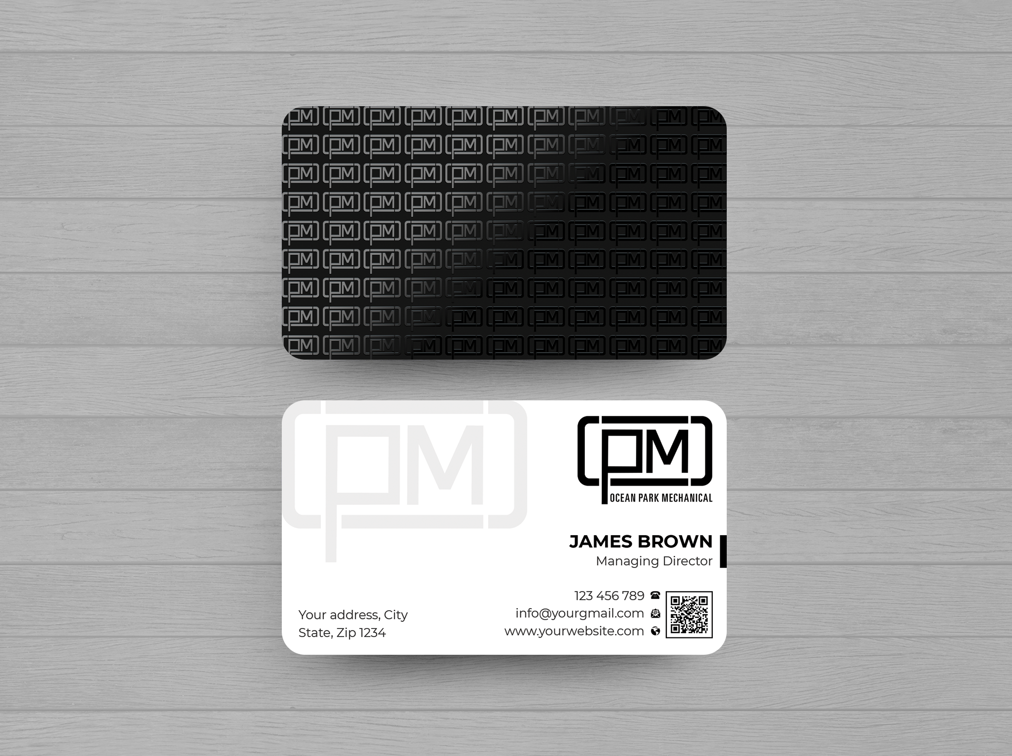 Business Card Design by Expert Bappy for Ocean Park Mechanical | Design #34203017