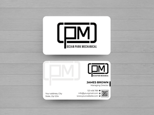 Visitenkarten-Design von Expert Bappy für Ocean Park Mechanical | Design: #34203018