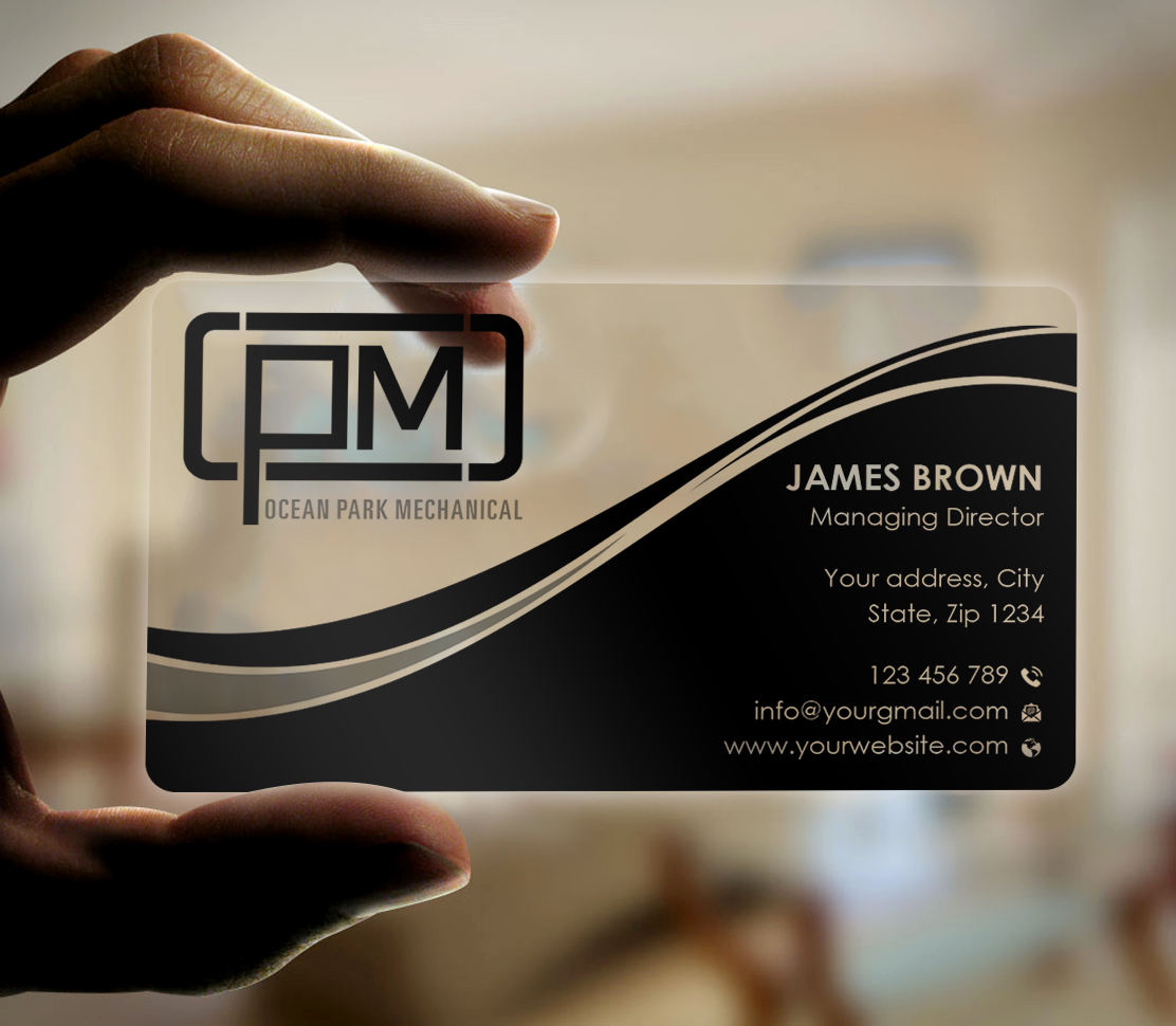 Business Card Design by Expert Bappy for Ocean Park Mechanical | Design #34204526