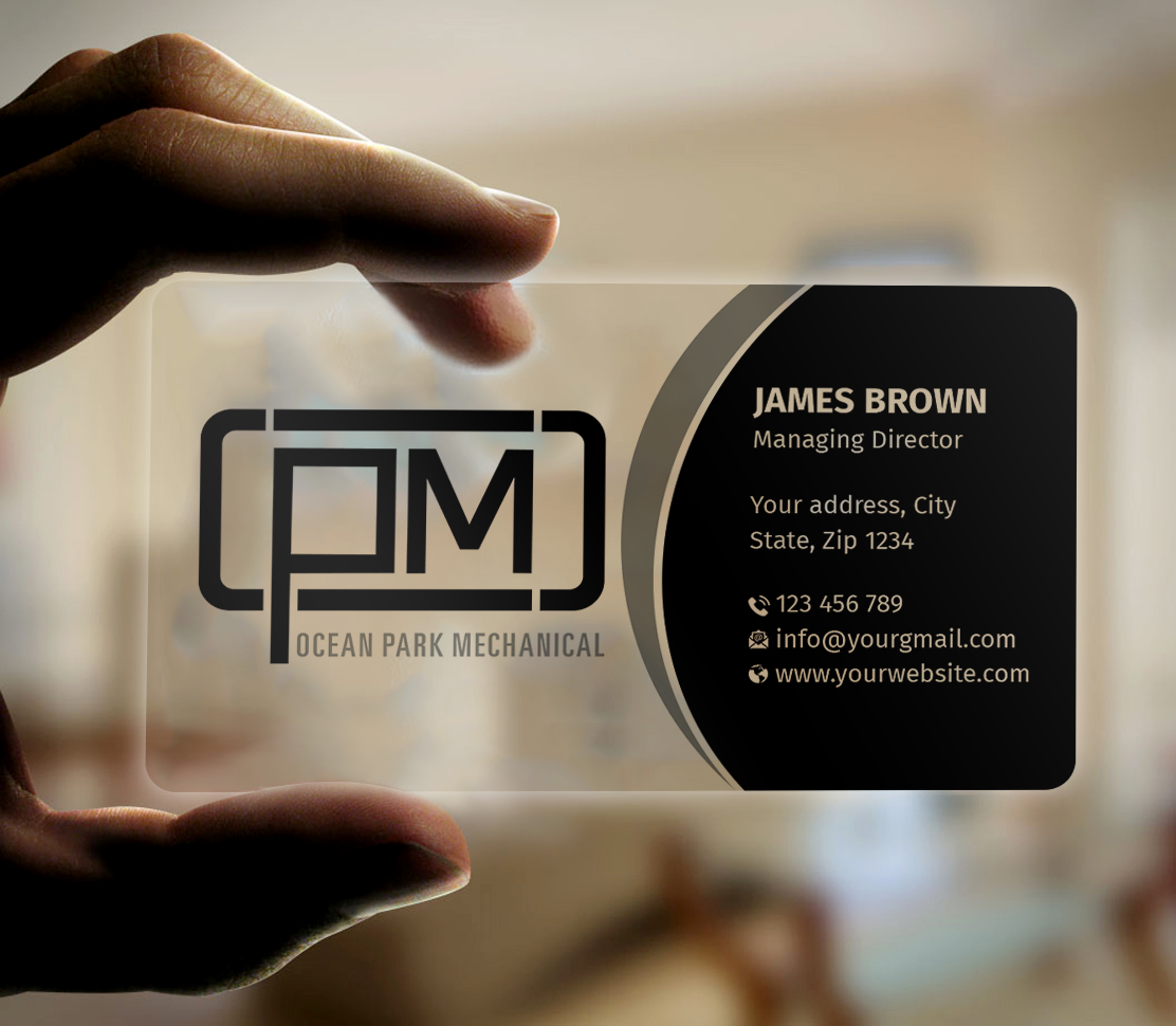 Business Card Design by Expert Bappy for Ocean Park Mechanical | Design #34204601