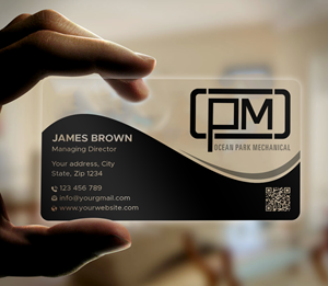 Business Card Design by Expert Bappy for Ocean Park Mechanical | Design: #34204698