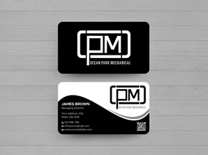 Business Card Design by Expert Bappy for Ocean Park Mechanical | Design: #34204699