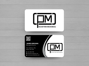 Business Card Design by Expert Bappy for Ocean Park Mechanical | Design: #34204734