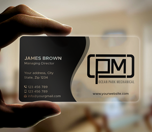 Business Card Design by Expert Bappy for Ocean Park Mechanical | Design: #34204783
